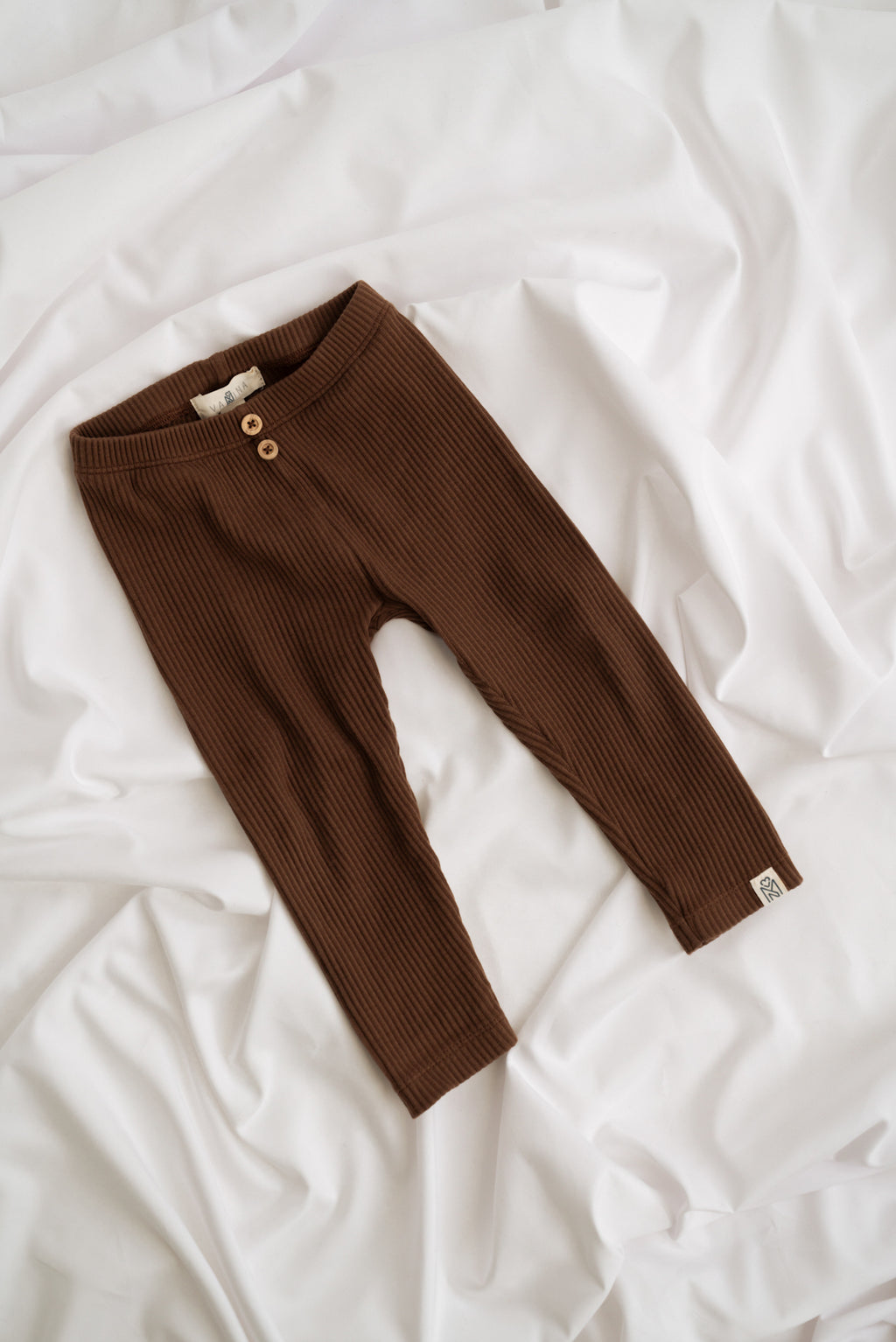 Baby und Kinder Leggings braun Vorderansich
