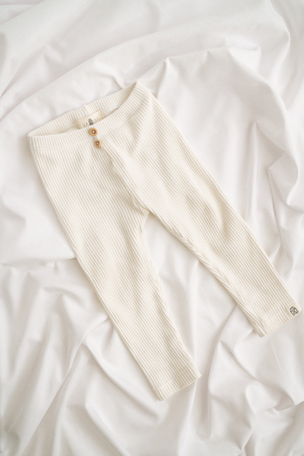Baby und Kinder Leggings beige Vorderansich